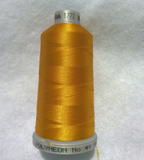 Ata de brodat polyneon Military Gold, finetea 40, con 1000 metri