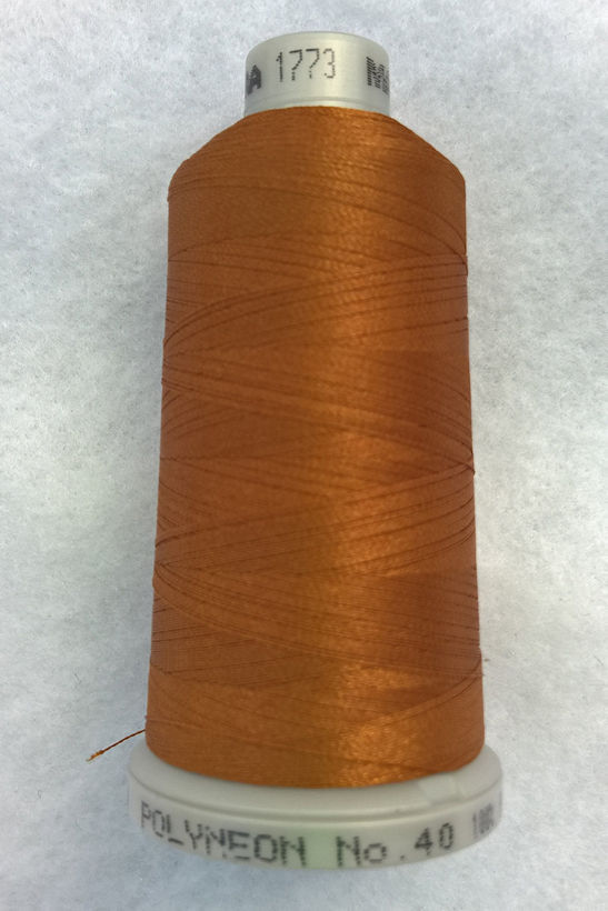 Ata de brodat polyneon Autumn Gold, finetea 40, con 1000 metri