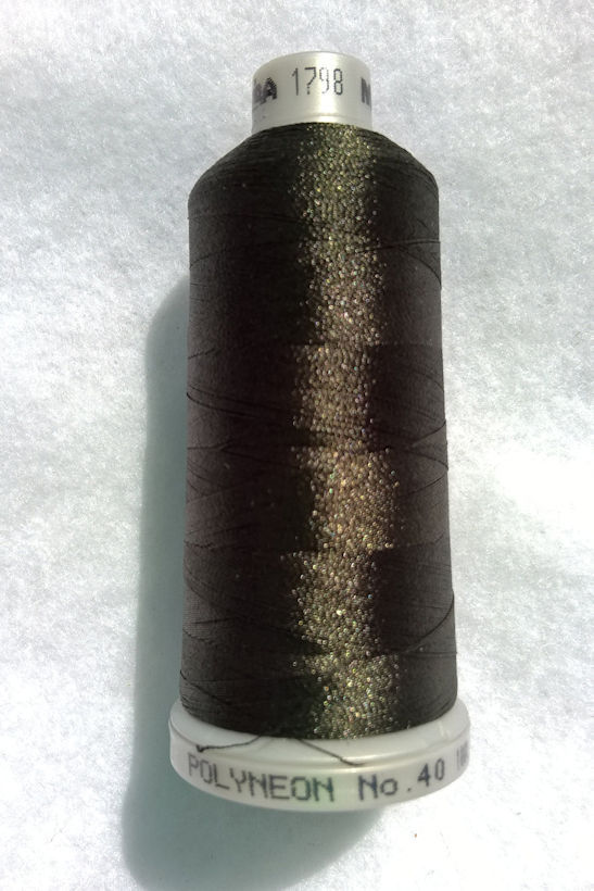 Ata de brodat polyneon Bass Green, finetea 40, con 1000 metri