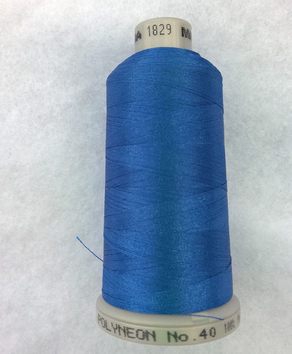 Ata de brodat polyneon Blue Bird, finetea 40, con 1000 metri