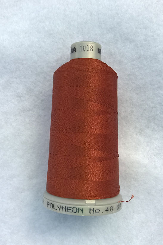 Ata de brodat polyneon Auburn, finetea 40, con 1000 metri