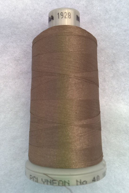Ata de brodat polyneon Natural Suede, finetea 40, con 1000 metri