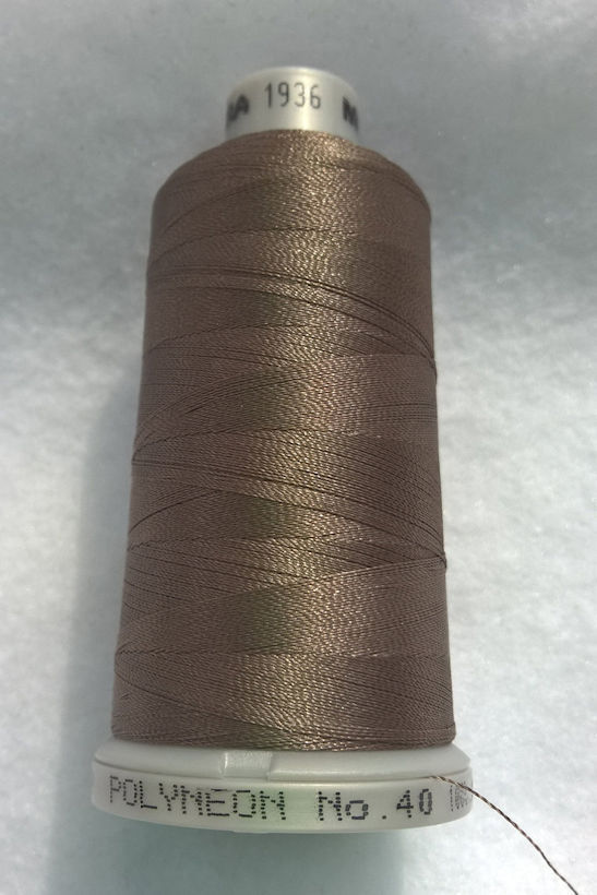 Ata de brodat polyneon Mink, finetea 40, con 1000 metri
