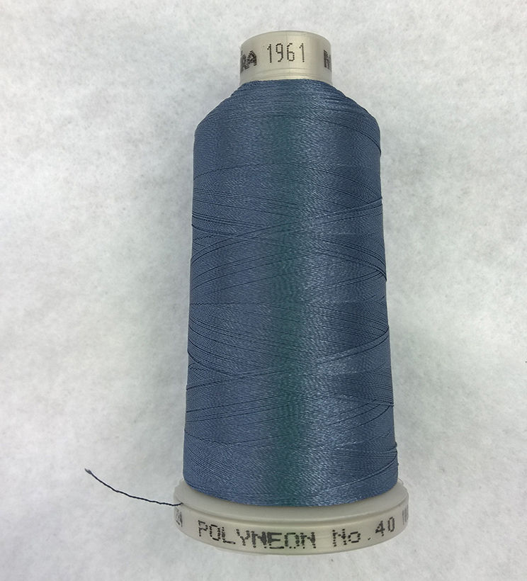 Ata de brodat polyneon Blue Spruce