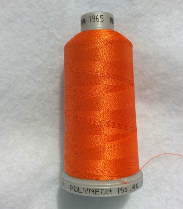 Ata de brodat polyneon Orange Peel, finetea 40, con 1000 metri