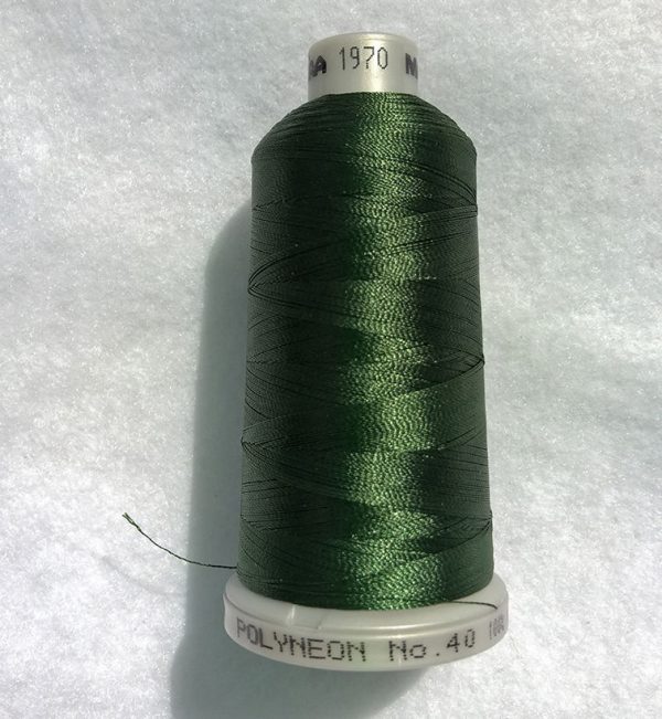 Ata de brodat polyneon Emerald Ink, finetea 40, con 1000 metri