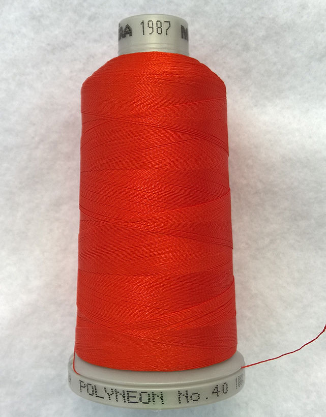 Ata de brodat polyneon Paprika