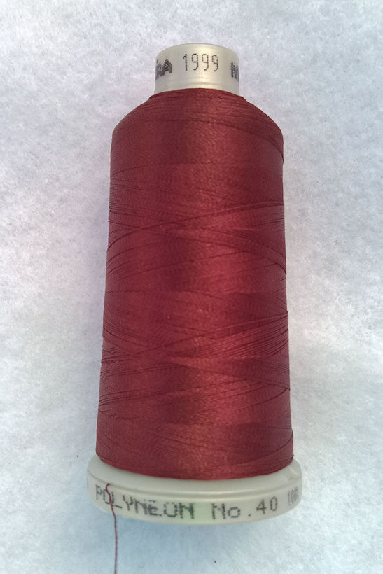 Ata de brodat polyneon Raisin, finetea 40, con 1000 metri