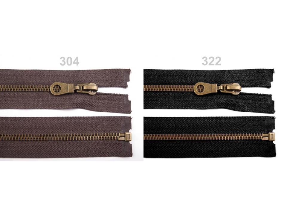 Fermoar din alama învechită, lungime 60 cm ST280216