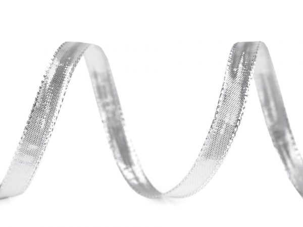 Panglică lurex cu fir de sârmă pe margini, lățime 10 mm ST430557