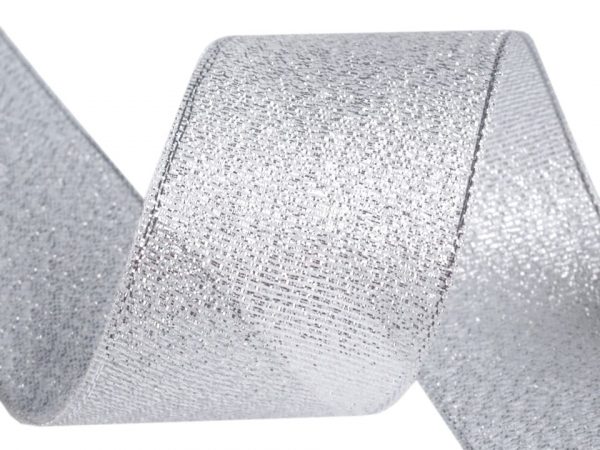 Panglică cu lurex, lățime 38 mm ST420088