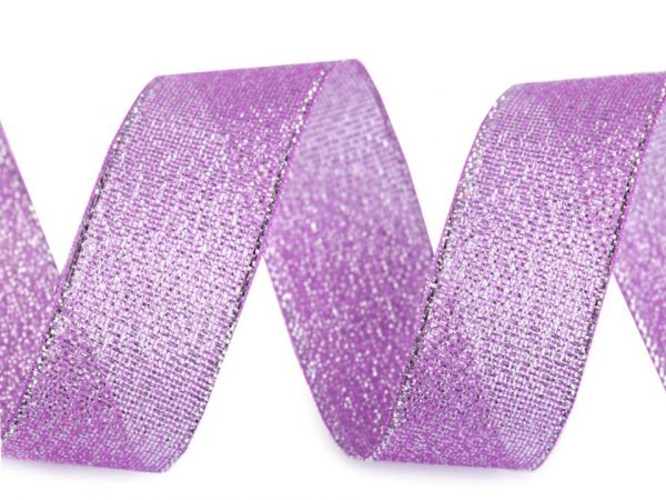 Panglică cu lurex, lățime 25 mm ST420118