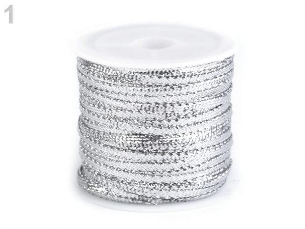 Panglică lurex / Panglică lame, lățime 3 mm ST430376