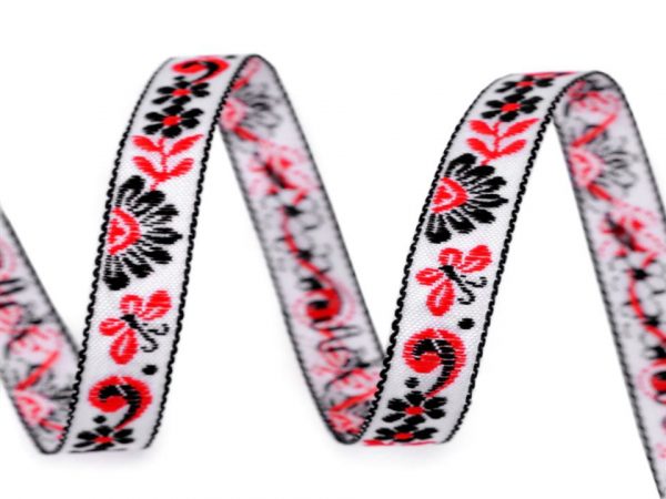 Bandă cu motive tradiționale, lățime 10 mm ST260981