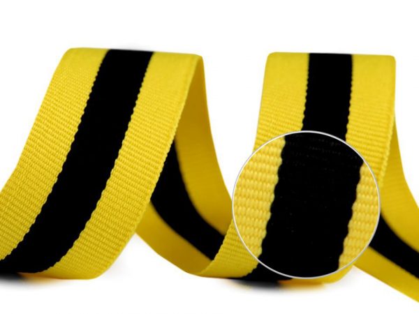 Panglică ripsată / vipușcă lată, lățime 25 mm ST610019