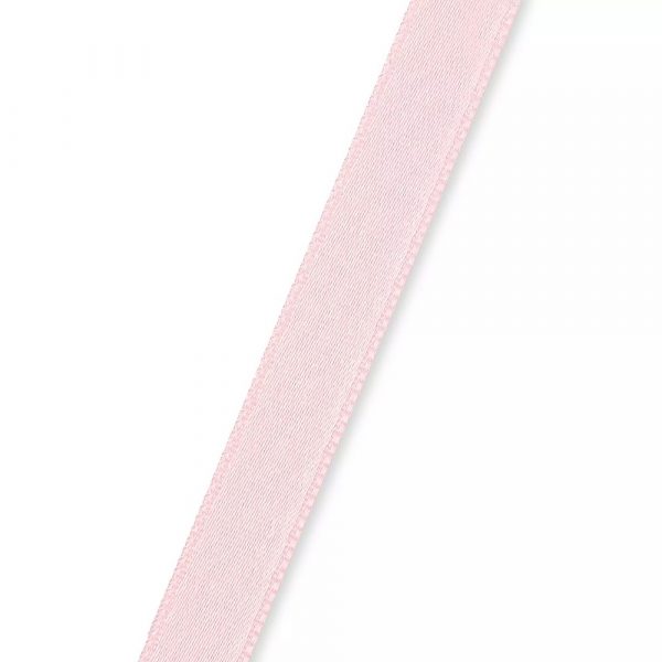 Panglica satin, trandafiriu pal, 10 mm, 4 m