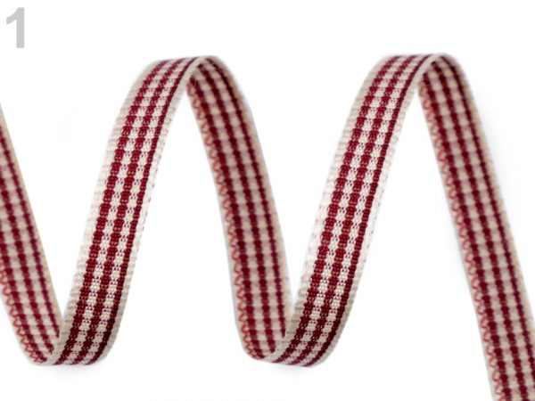 Panglică în carouri, lățime 6 mm ST430489