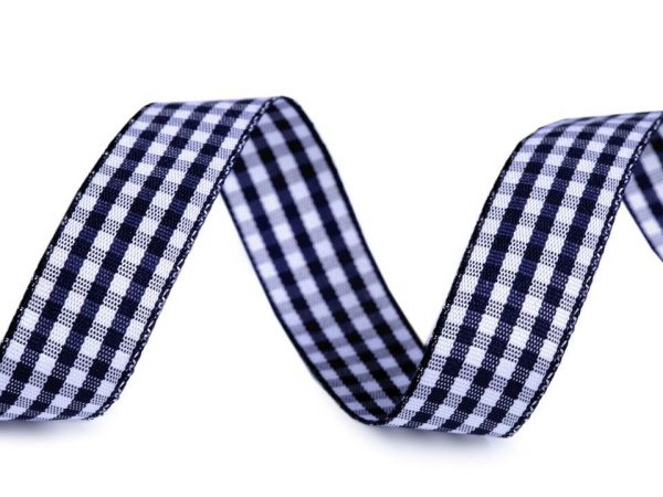 Panglică în carouri, lățime 15 mm ST430523