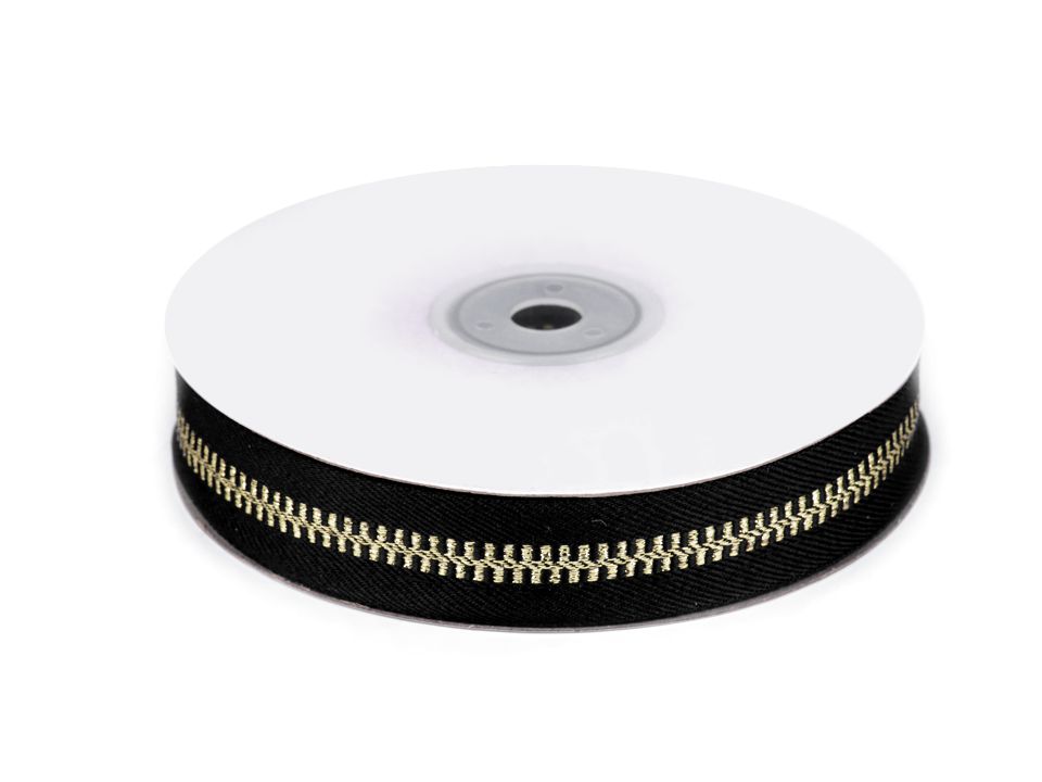 Bandă decorativă imitație fermoar, lățime 20 mm ST520232