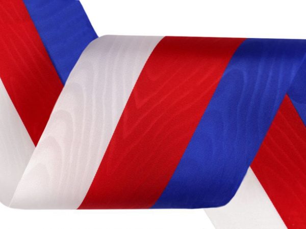 Panglică tricolor Cehia, lățime 10 cm ST430482