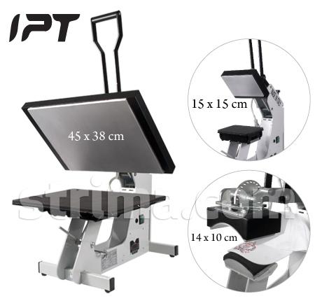 Presa termotransfer pentru termotransferuri , aplicat cristale si strasuri termoadezive IPT 901