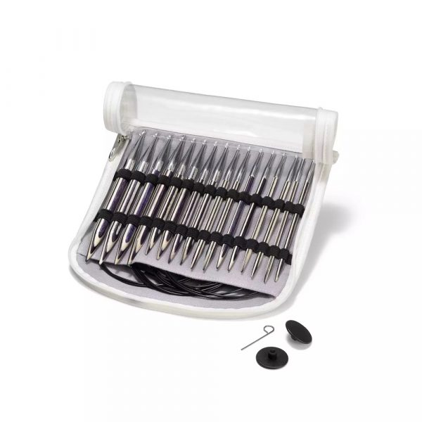 Set andrele circulare Knit Pro 4 – 10 mm, 1 set