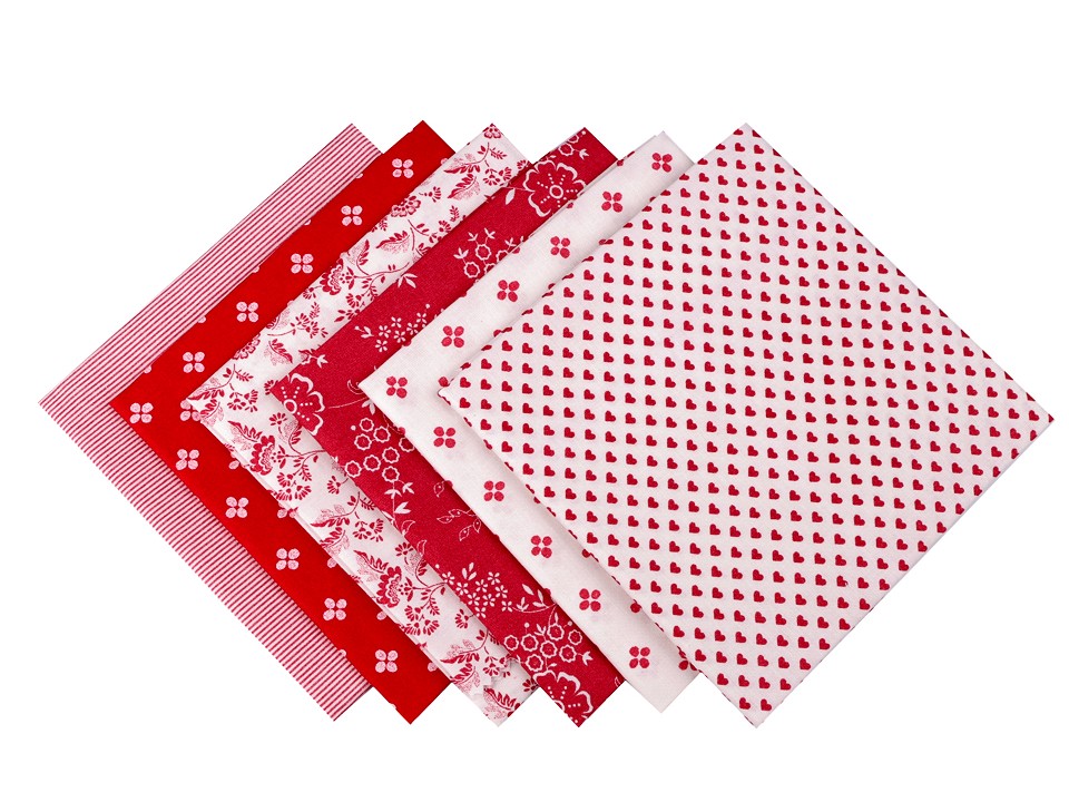 Set materiale textile pentru patchwork 44x44 cm