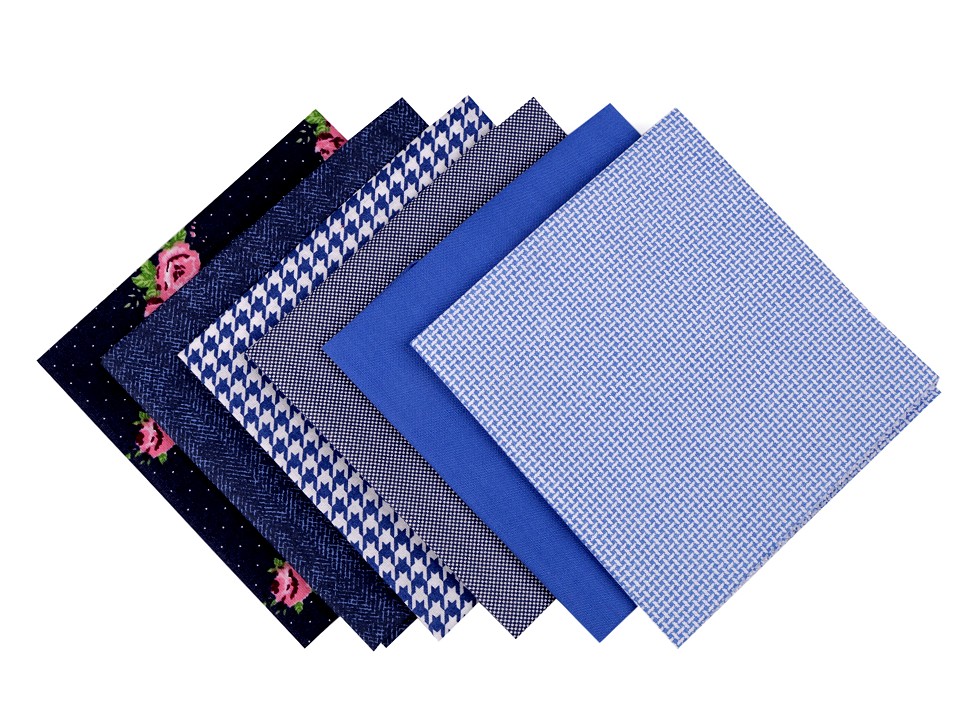 Set materiale textile pentru patchwork 44x44 cm
