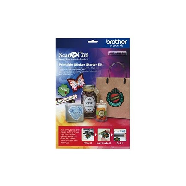Set pentru incepatori, pentru etichete imprimabile brother scanncut