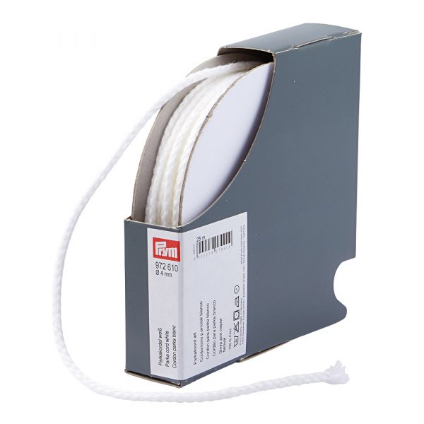 Snur, alb, 4 mm, 25 m