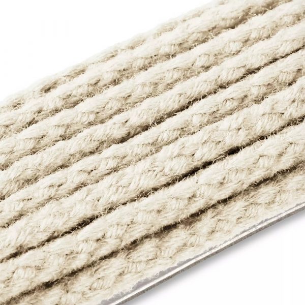Snur, alb natural, 4 mm, 3 m