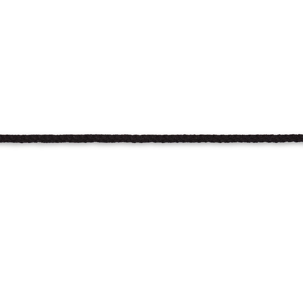 Snur, negru, 4 mm, 25 m