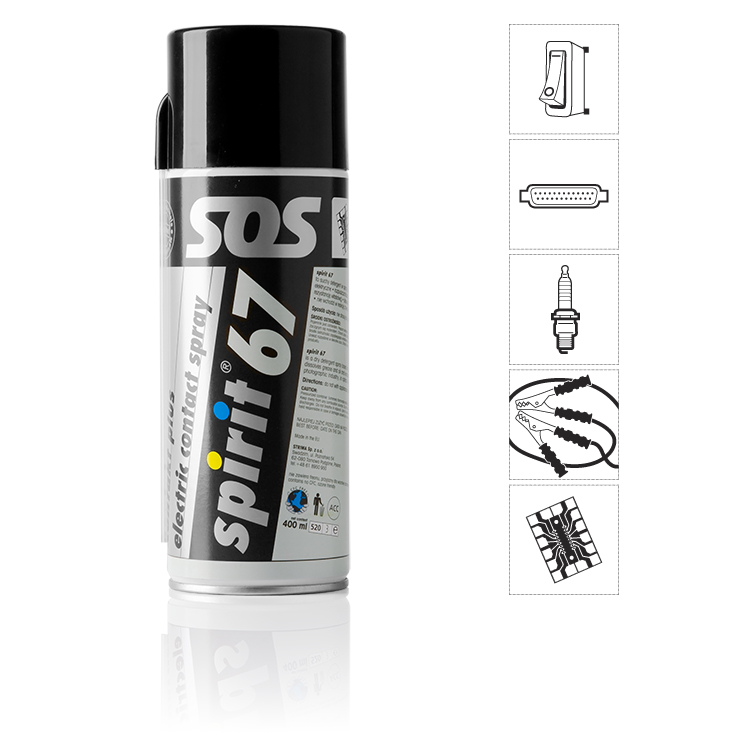 SPIRIT 67 - SPRAY CURATARE CONTACTE ELECTRICE 400 ML