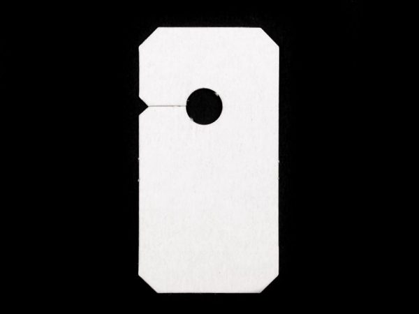 Etichetă / agățătoare fermoar, 30×57 mm ST050456