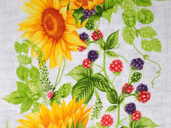 Tesatura din bumbac Waffle Pique cu floarea-soarelui