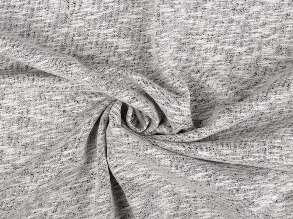 Tesatura tricot bumbac sare si piper