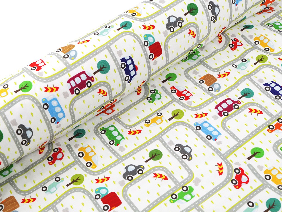 Tricot de bumbac cu masinute