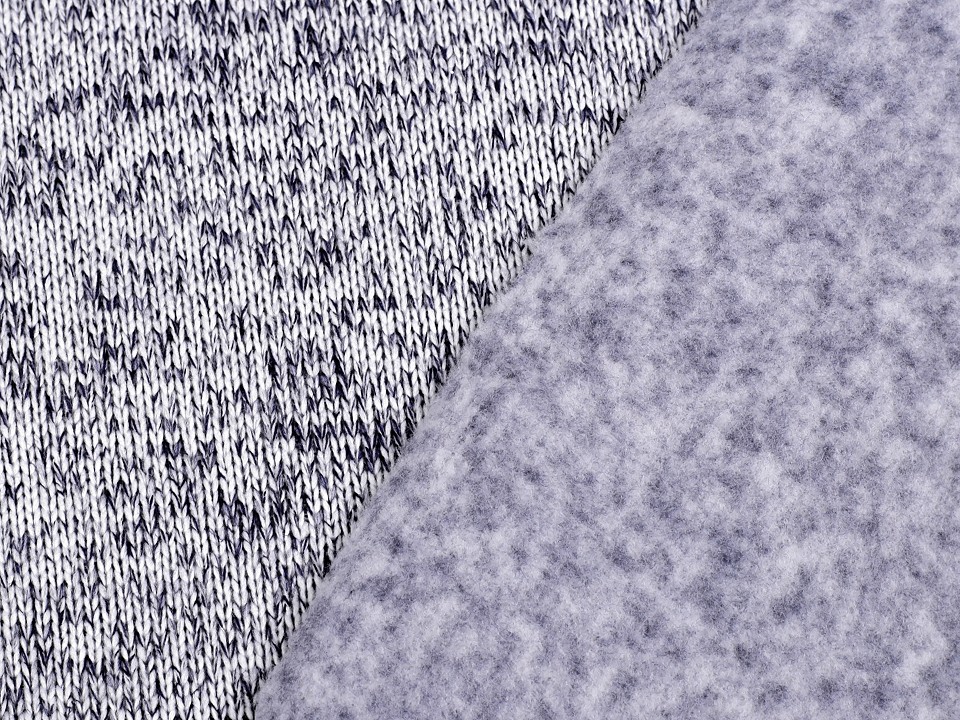 Tricot de bumbac melanj
