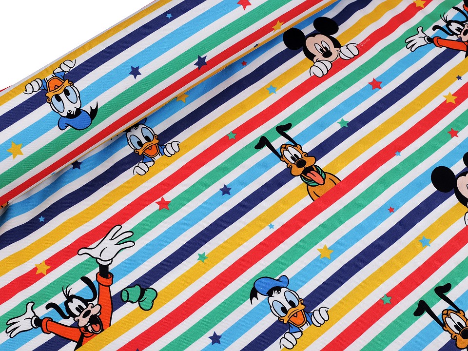 Tricot din bumbac cu eroii Disney