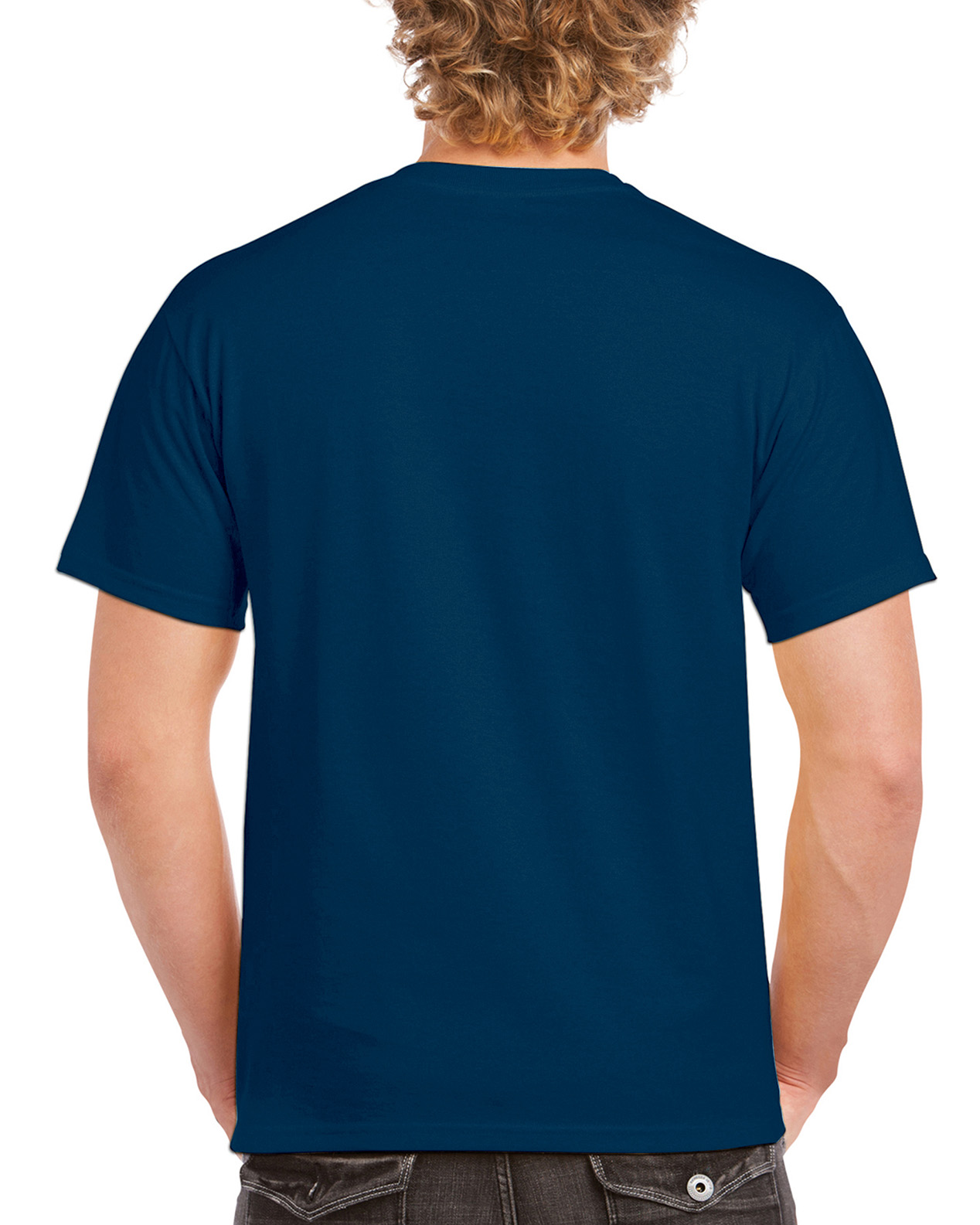 Tricou barbati 100% bumbac, Bleumarin Inchis - Sport, 190g