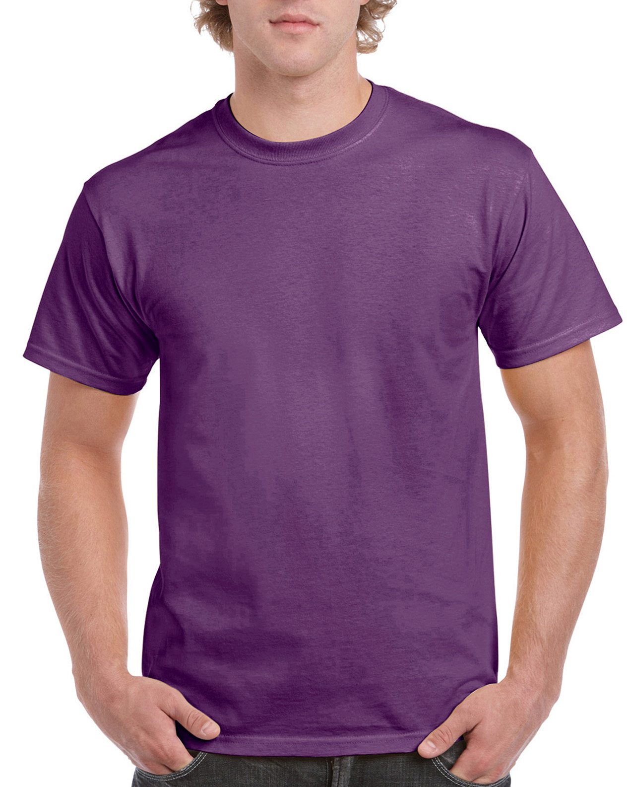 Tricou barbati 100% bumbac, Violet Sport, 190g