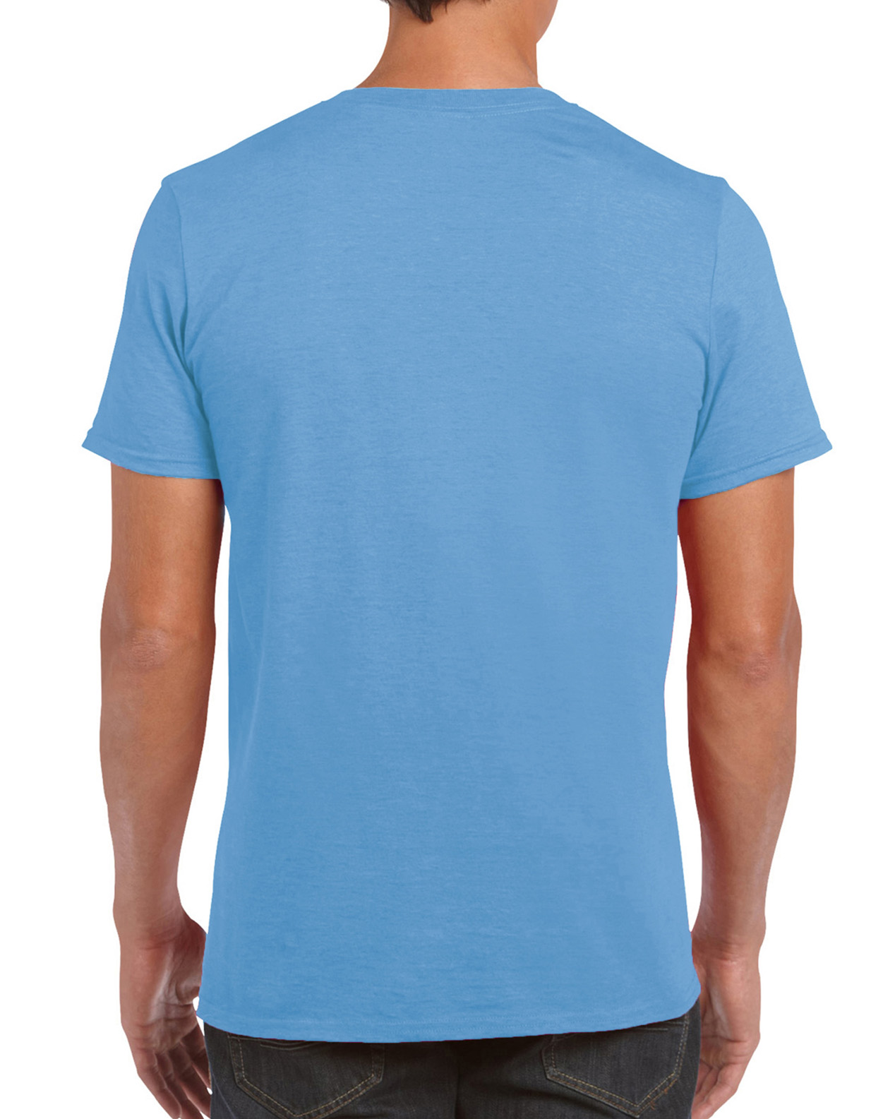 Tricou barbati 100% bumbac, Albastru Carolina, 153g