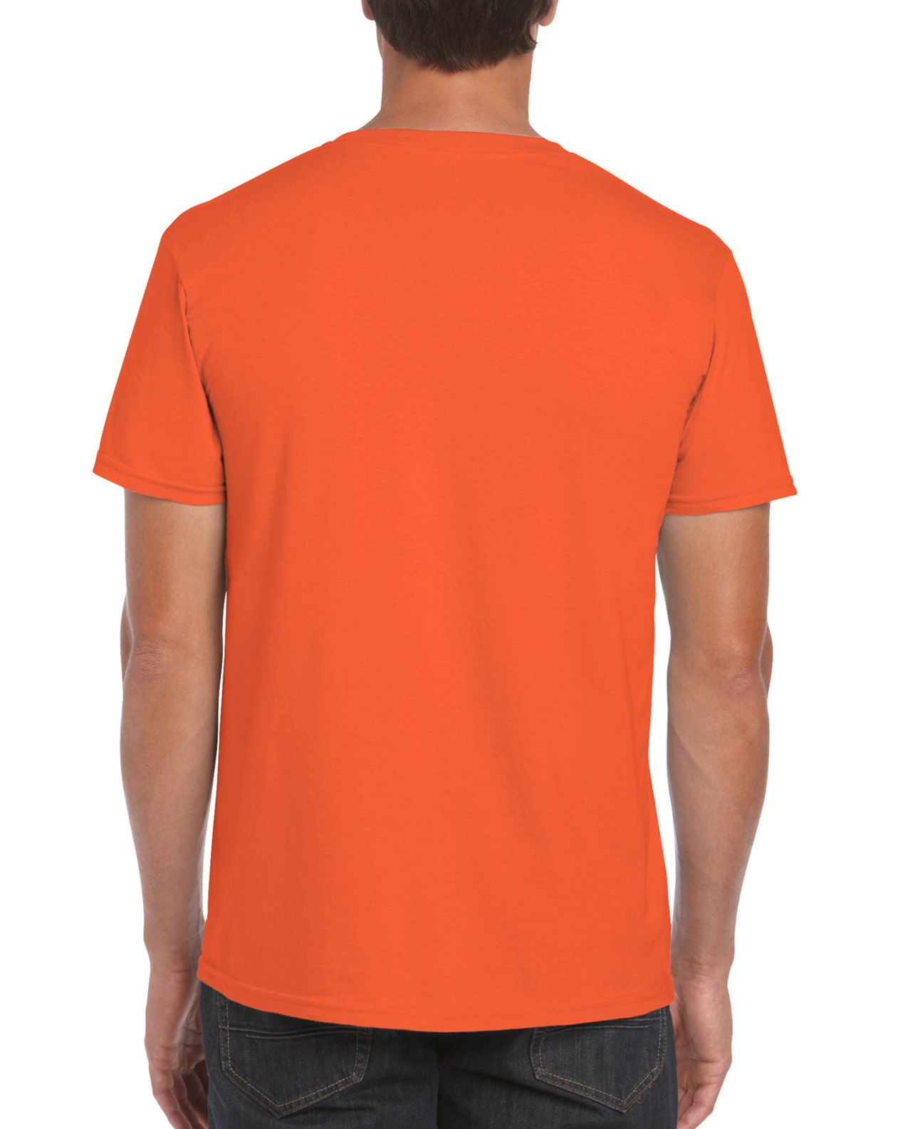 Tricou barbati 100% bumbac, Portocaliu, 153g