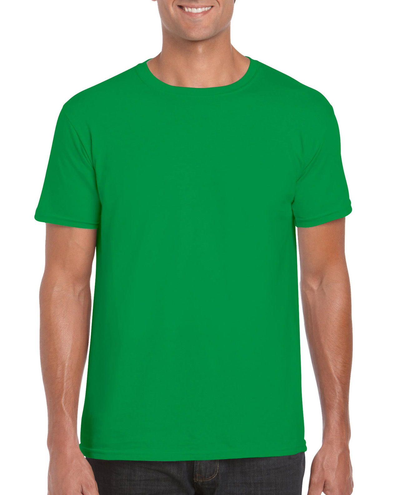 Tricou barbati 100% bumbac, Verde Irlandez, 153g