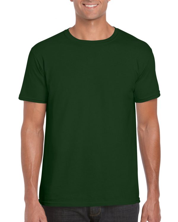 Tricou barbati 100% bumbac, Verde – Padure, 153g