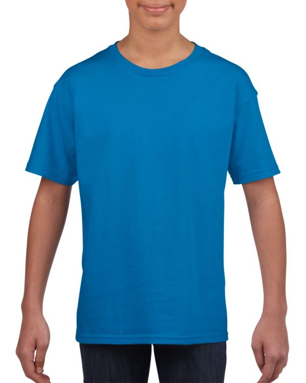 Tricou copii 100% bumbac, Safir, 153g