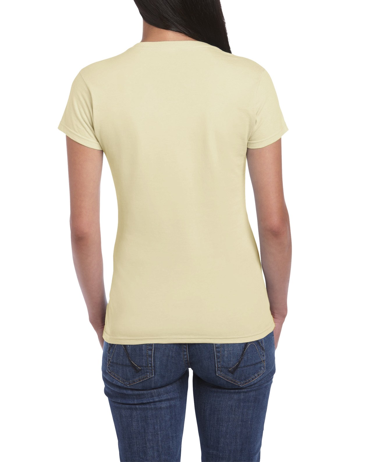 Tricou femei 100% bumbac, Bej Nisipiu, 153g