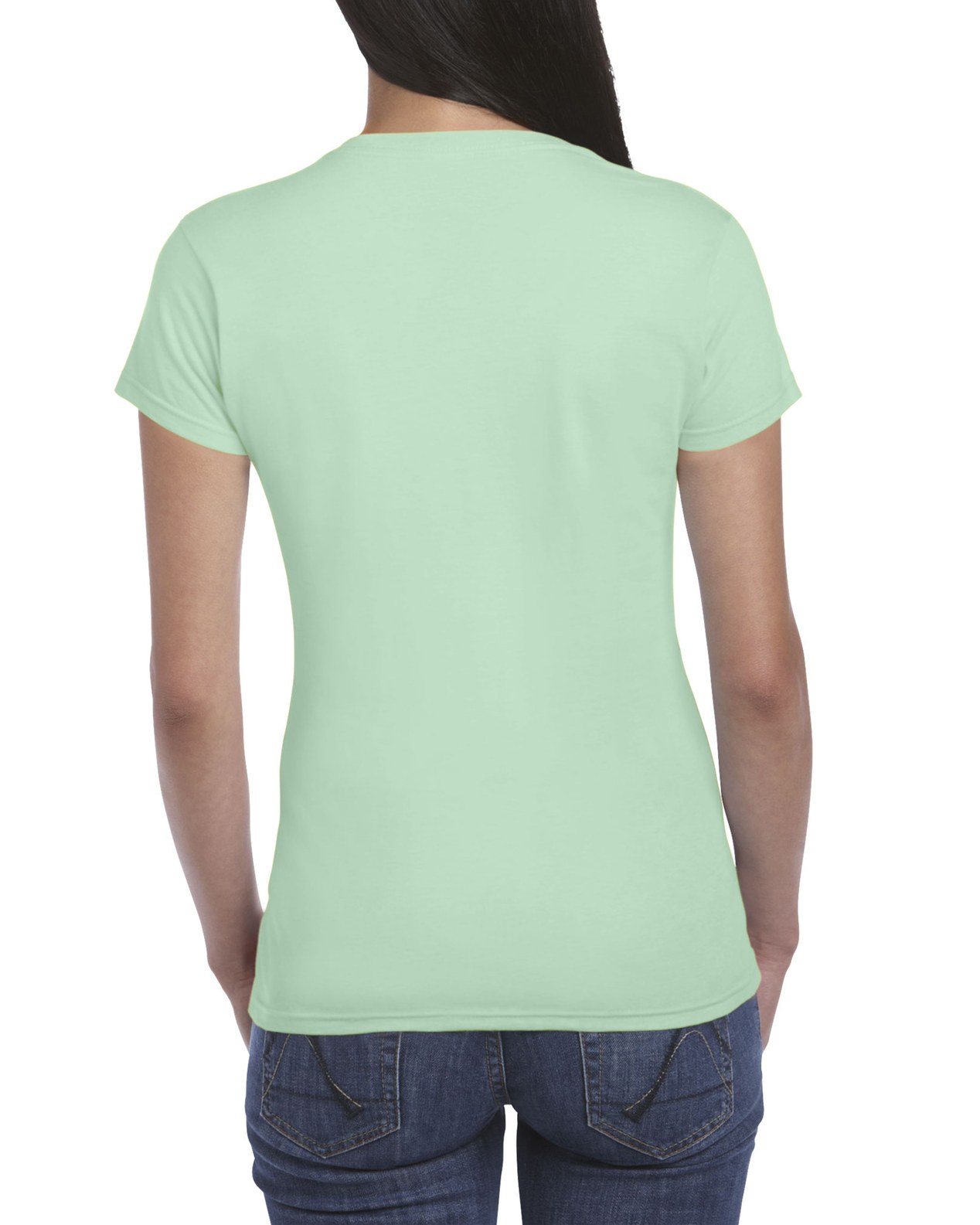 Tricou femei 100% bumbac, Verde Menta, 153g