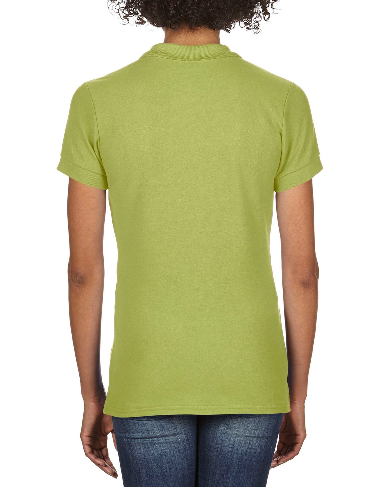 Tricou polo femei 100% bumbac, Kiwi, 223g