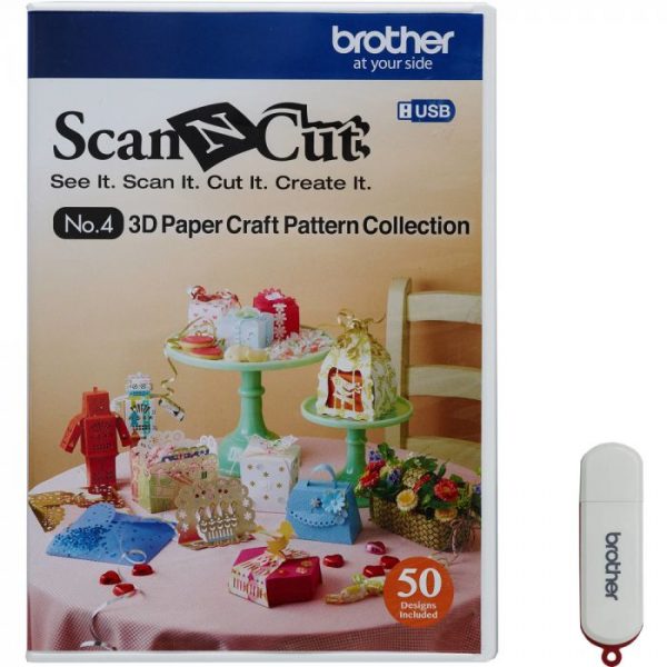 USB NO. 4 Colectie modele de quilting brother scanncut